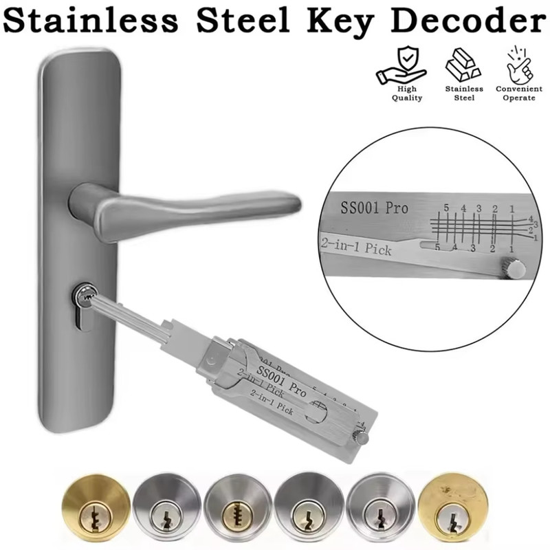 2-in-1 Precision Hook Pick Tool Stainless Steel Portable Repair Maintenance Tool gallery