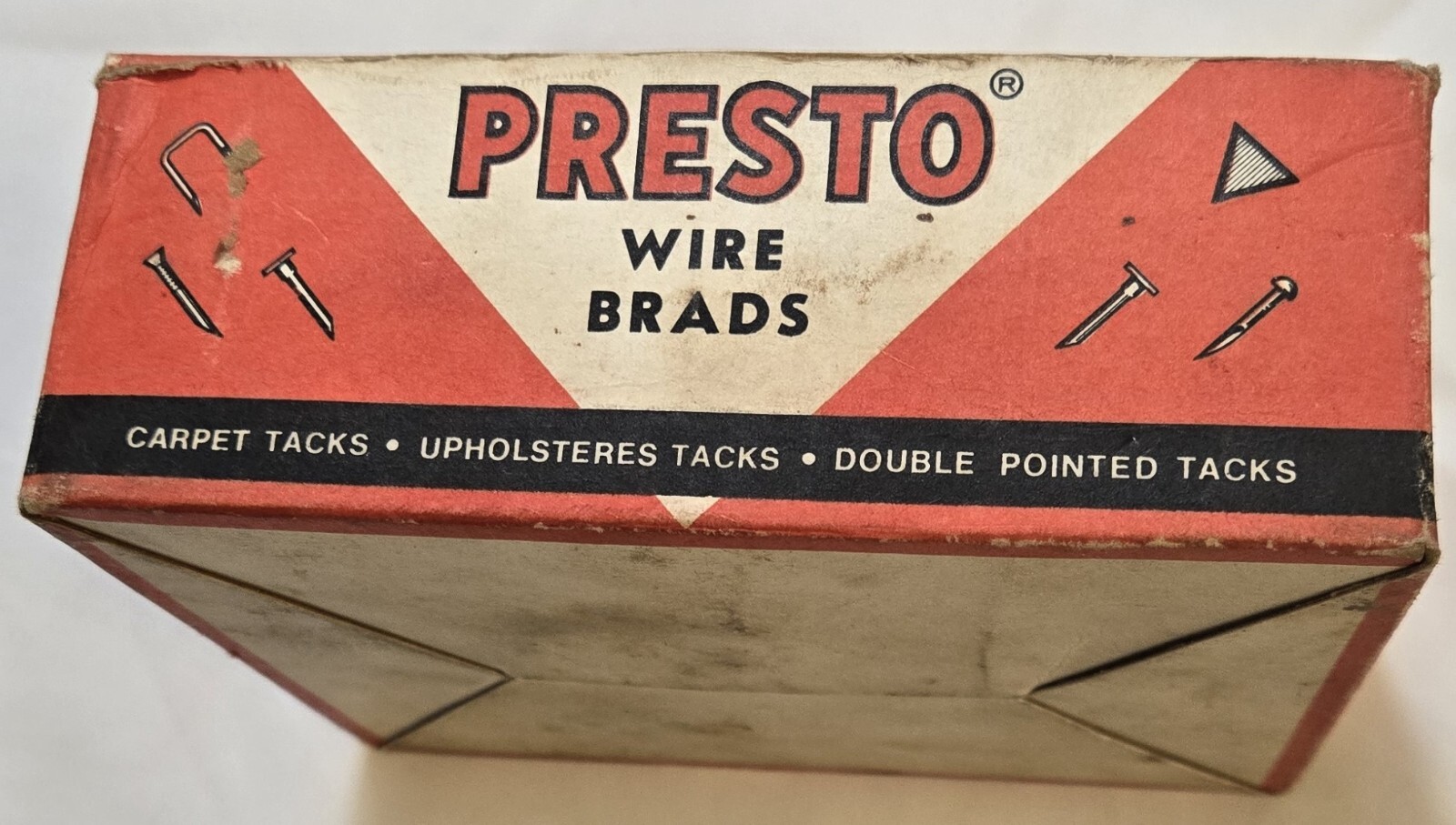Vintage Presto Wire Brads - Box contains 10 1/4 pounds boxes gallery