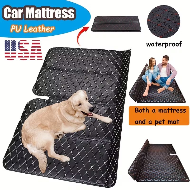 Non Inflatable Car Mattress Folding SUV Portable Camping Sleeping Backseat Bed gallery
