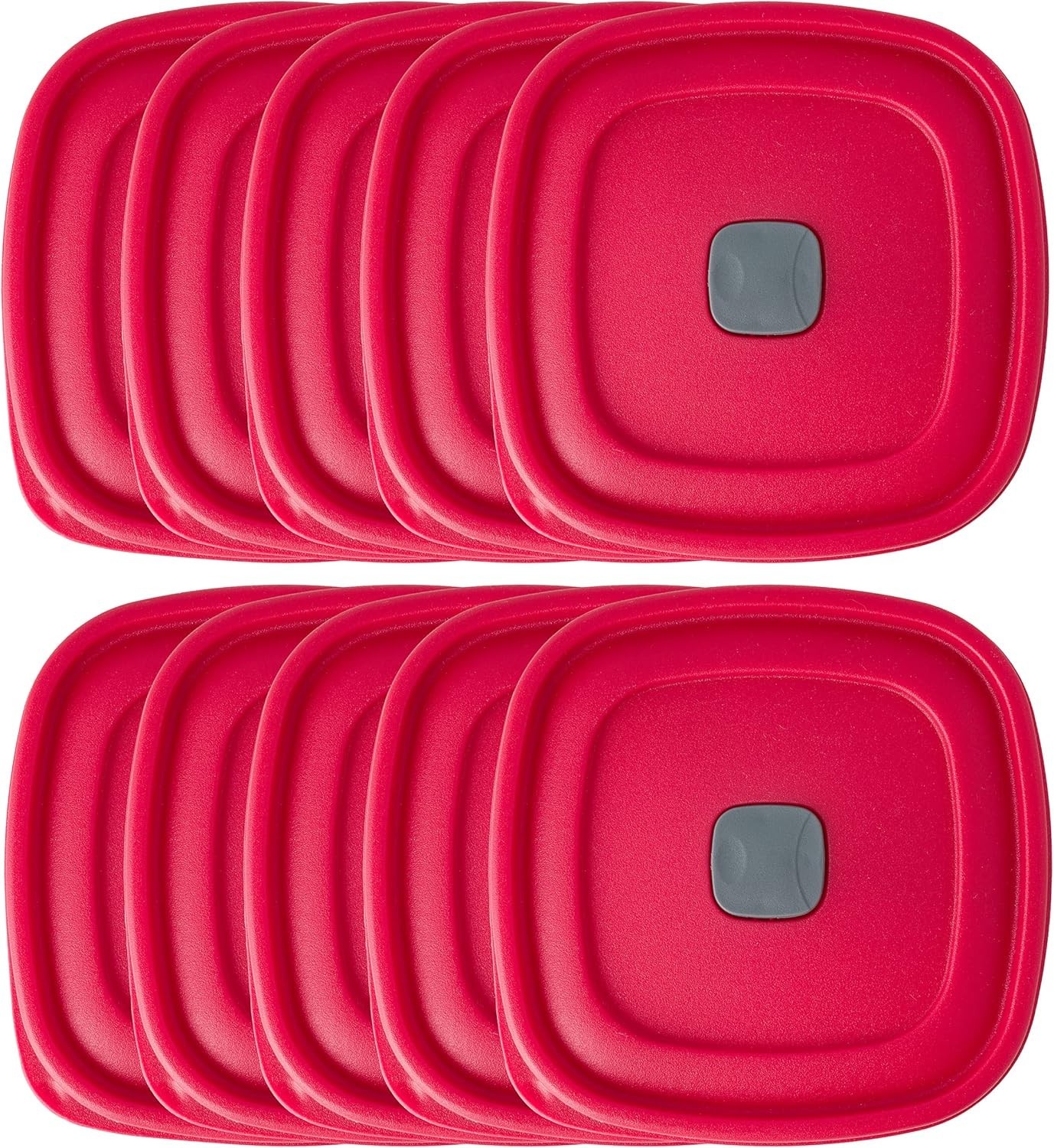 Replacement Lids for Rubbermaid Vented Food Storage Containers 3/5/7 Cup (10 pc) gallery