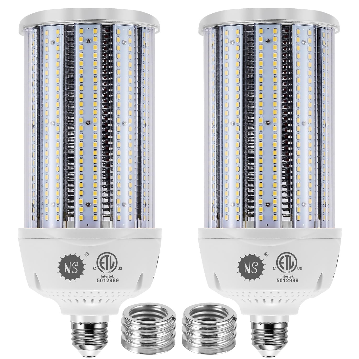 2pack 120w Led Corn Bulb5000kac110277v18000lme26/e39 Baeled Replacement Metal Ha gallery