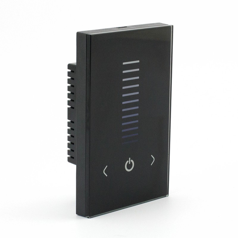 Black Glass Touch Panel Dimmer Brightness Controller for Single Color LED Strip gallery