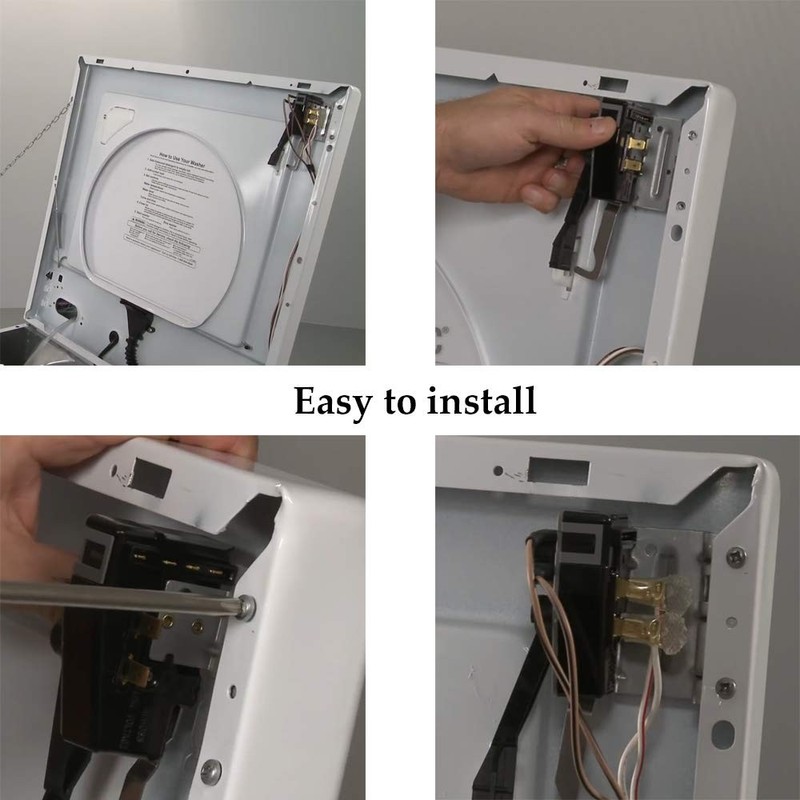 134101800 Washer Lid Switch Lock Assembly for Frigidaire Replacement Part 2 PACK gallery