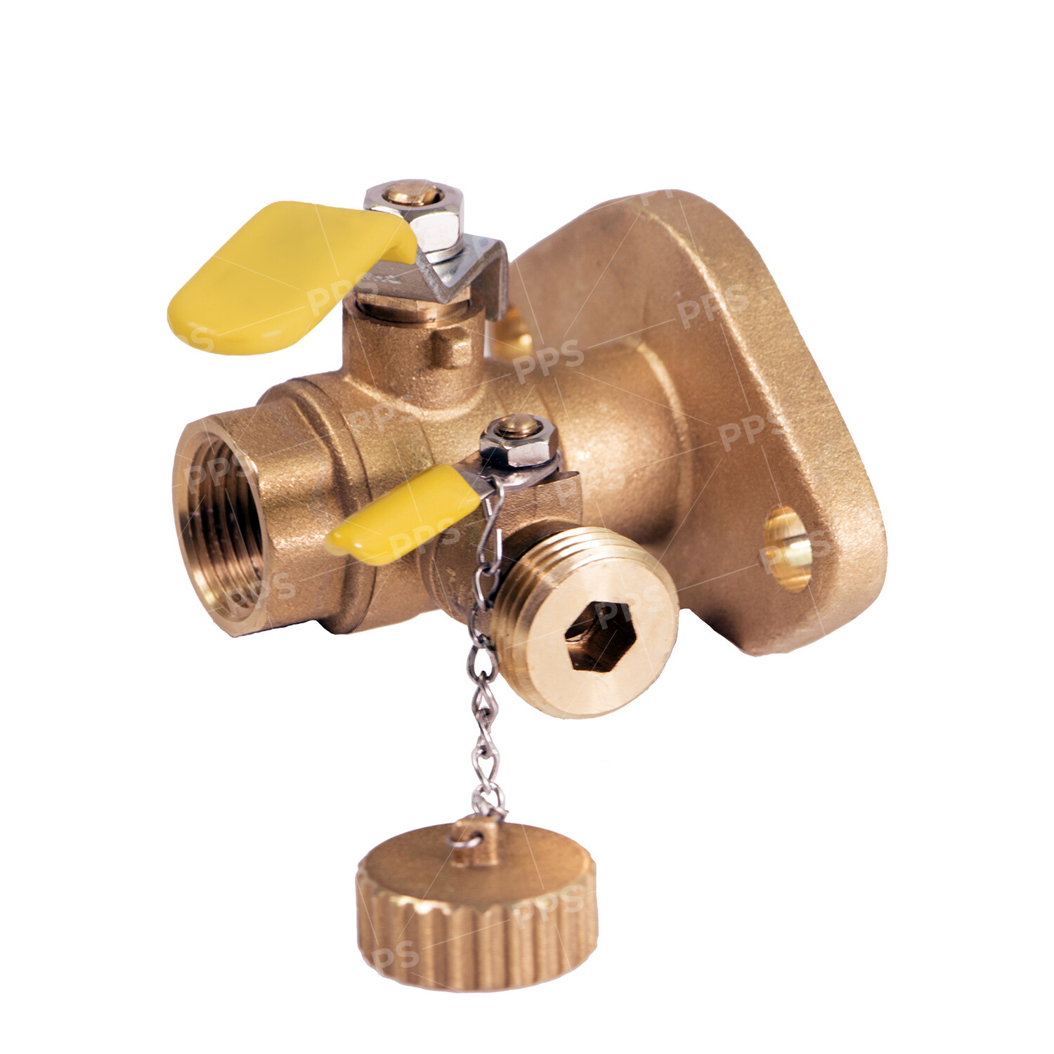 Midline Valve High Flow Drain Ball Valve with Purge; Brass; Press (5 PK) gallery