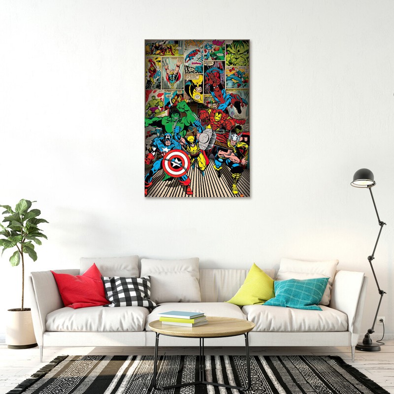 Marvel Comics - Comic Poster / Print (Here Come The Heroes) (Size: 24" X 36") gallery