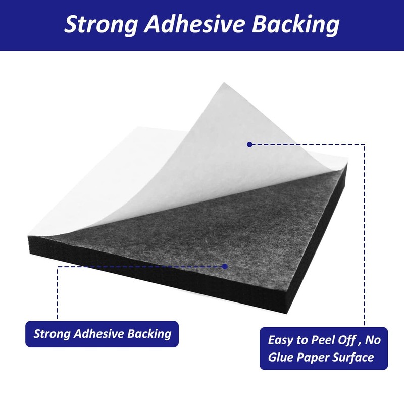 Foam Padding Sheets with Adhesive Backing - 3/4" Thick Self 4In*4In*3/4In gallery