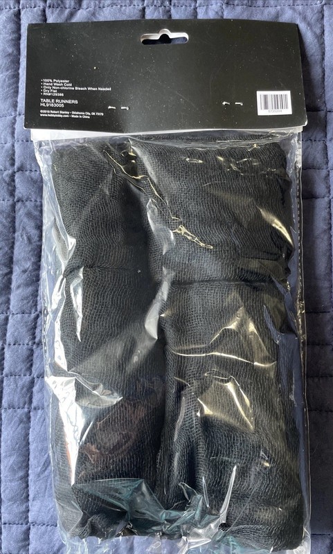 Robert Stanley Home Collection Table Runner 18in X 288in Black A Rustic Touch gallery