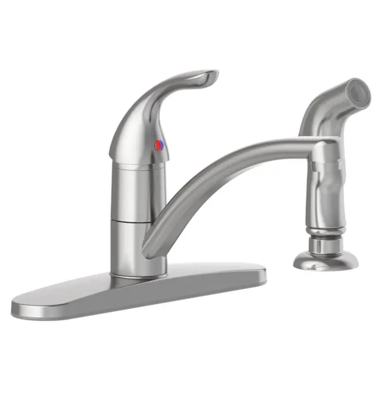 New Single-Handle Kitchen Faucet With Side Spray,stainless Steel gallery