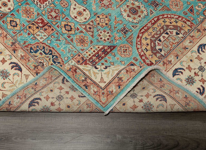 5.4 x 8.2 ft Hand Knotted Mamlook Rug gallery