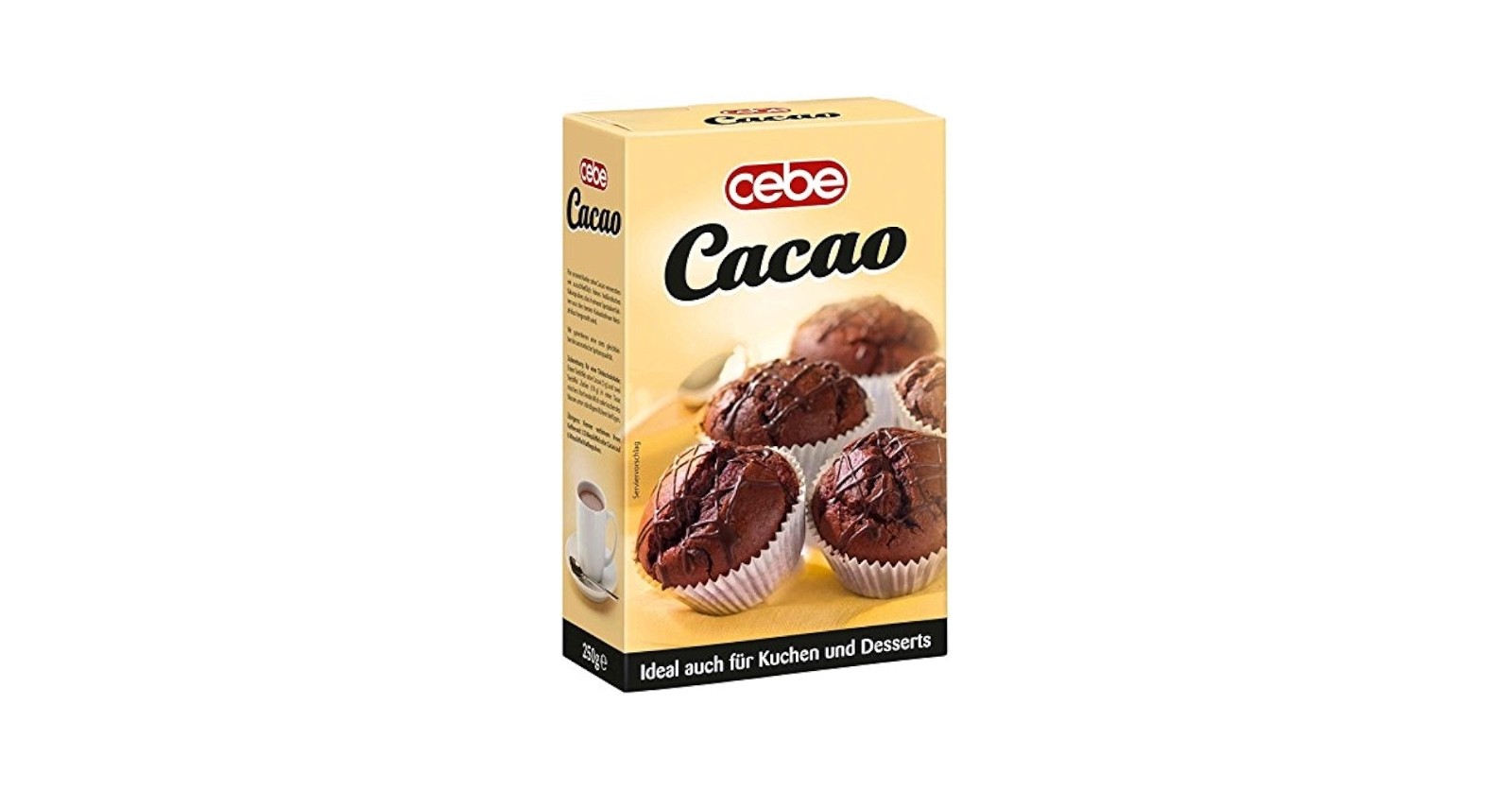 CEBE DUTCH Dark Cocoa Powder for cooking and baking 1 box/ 250g FREE SHIPPING gallery