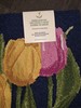 Spring Hooked Accent Rug, 22” x 38” Tulips NEW WITH TAGS memory foam underfoot gallery