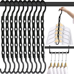 10 Pack Magic Hangers Space Saving Hangers Closet Space Saver Hanger Organizer