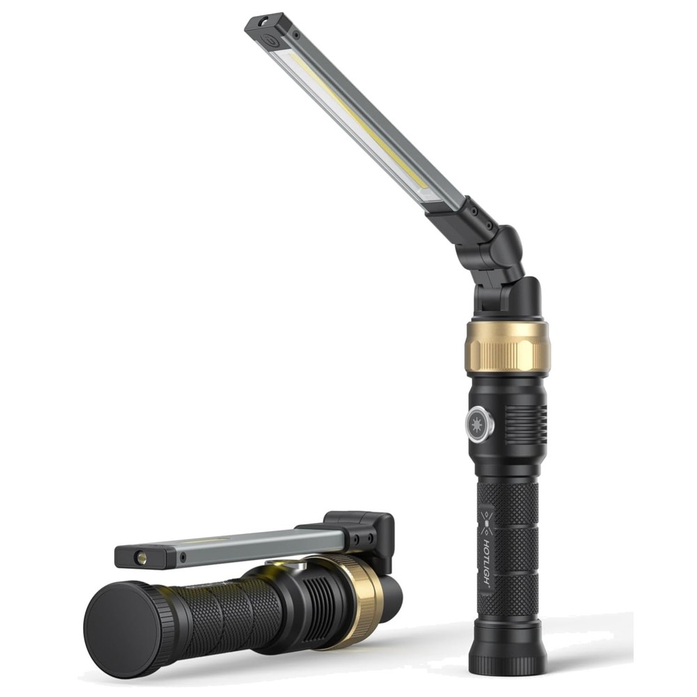 Versatile 1200 Lumens Work Light with 360° Rotation - Magnetic & Rechargeable