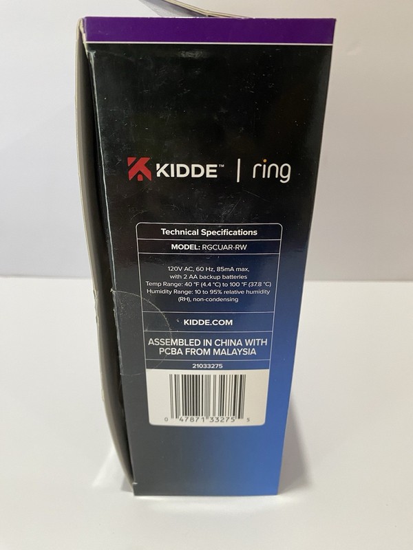 Kidde Ring Enabled Smart Smoke + Carbon Monoxide Alarm Detector Wired RGCUAR-RW gallery