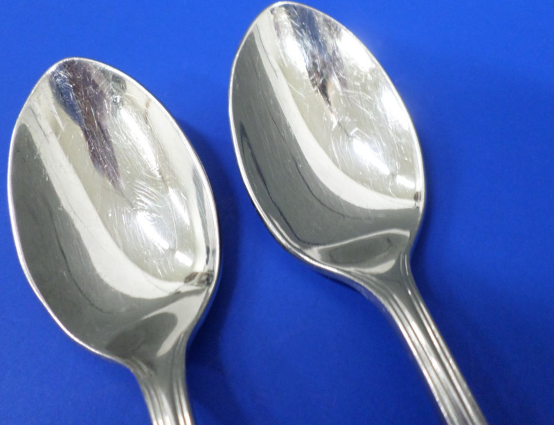 2 - Gorham SHELL Glossy Outline 18/8 Stainless Japan Flatware ICED TEA SPOONS gallery