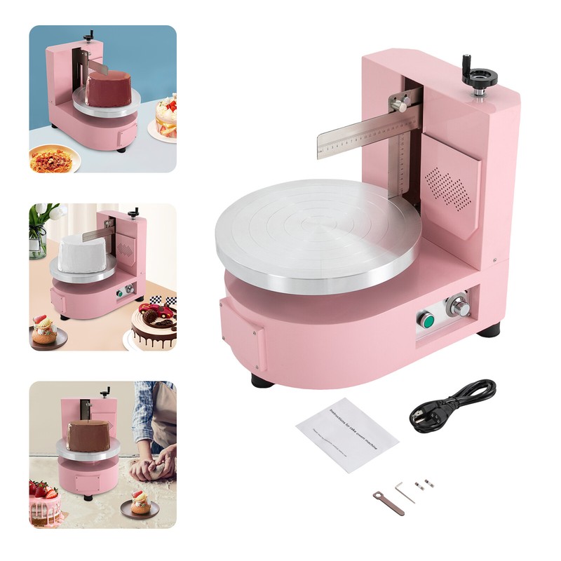 Automatic Cake Cream Spreading Coating Smearing Machine 110V Decorating Spreader gallery