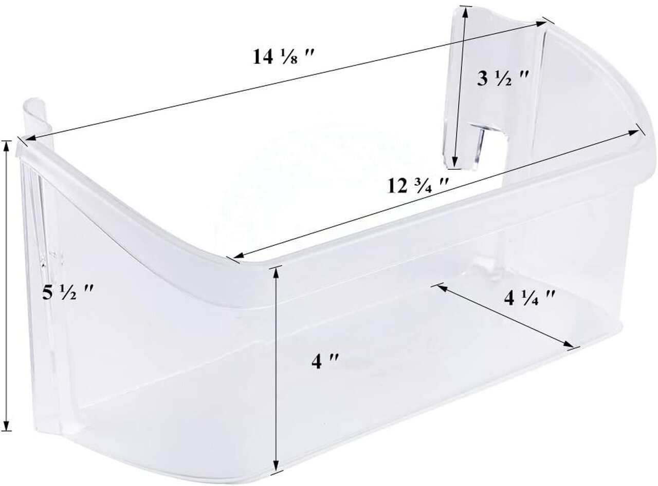 Bin ( Lower Bin ) Compatible with Frigidaire Refrigerator 240363702 ( 2 Pack ) gallery