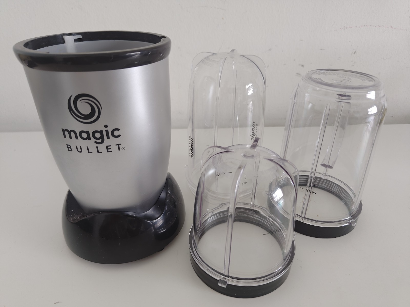 MISSING BLADE Magic Bullet 4 Piece Personal Blender MBR-0401WM, Black gallery