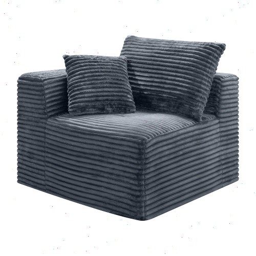 Grey courtyard modular compressed sofa - suitable for living room and bedroom gallery