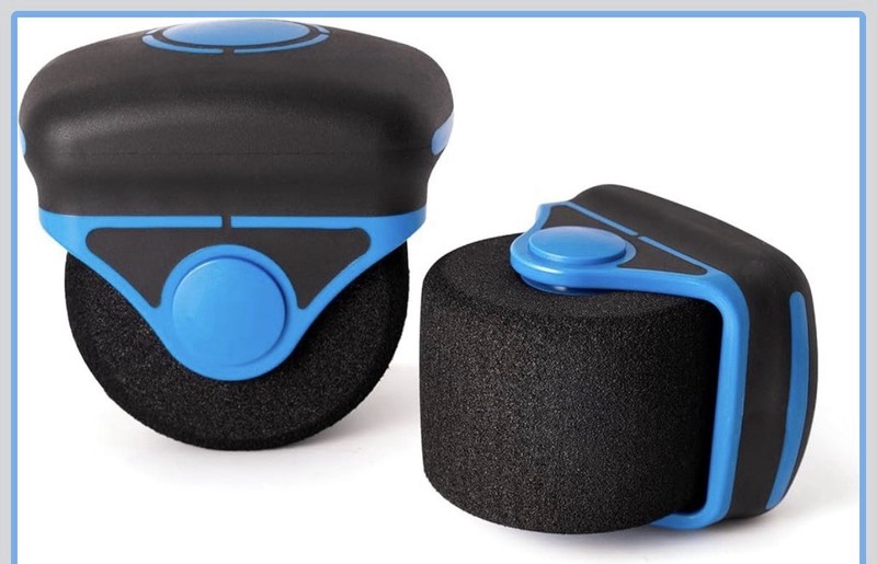 NEWISHTOOL Sponge Seam Roller Vinyl Applicator Tool, 2 Pack Soft Foam Wheel Roll gallery
