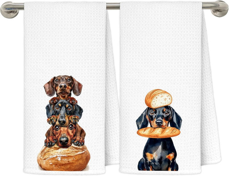 Funny Beagle Kitchen Towels, Beagle Gifts for Women, Dog Lovers Mom Gifts Decora gallery
