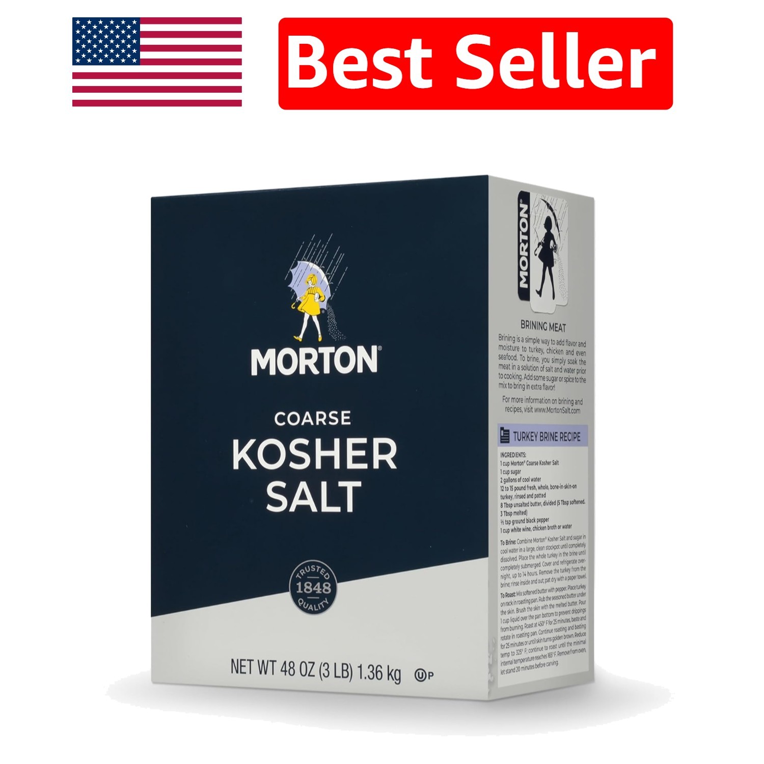 Versatile 48 Ounce Kosher Salt - Elevate Your Cooking with Extra-Fine Crystals gallery