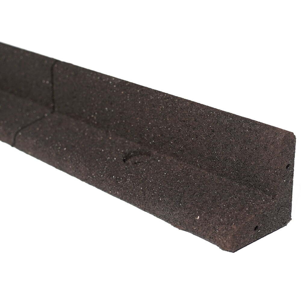 No Dig Landscape Lawn Garden Border Edging 3" x 48" Brown Flexible Rubber 6 Pack gallery