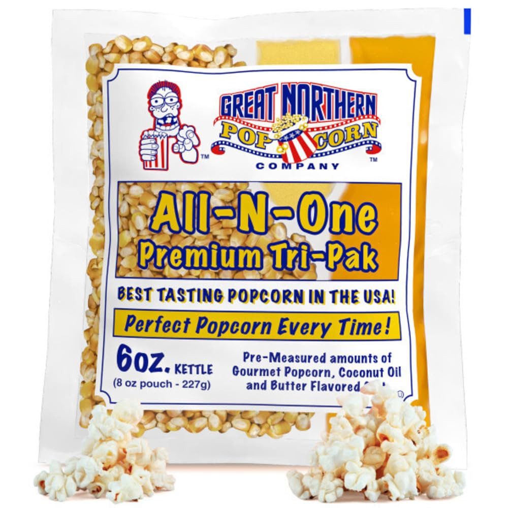 6Oz Popcorn Machine Popcorn Packets - All-In-One Movie Theater Style Popcorn Ker gallery