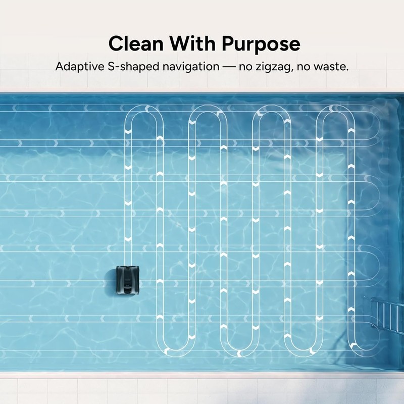 iGarden K70 7H Runtime Robotic Pool Cleaner Pool Vacuum Clean For Inground gallery