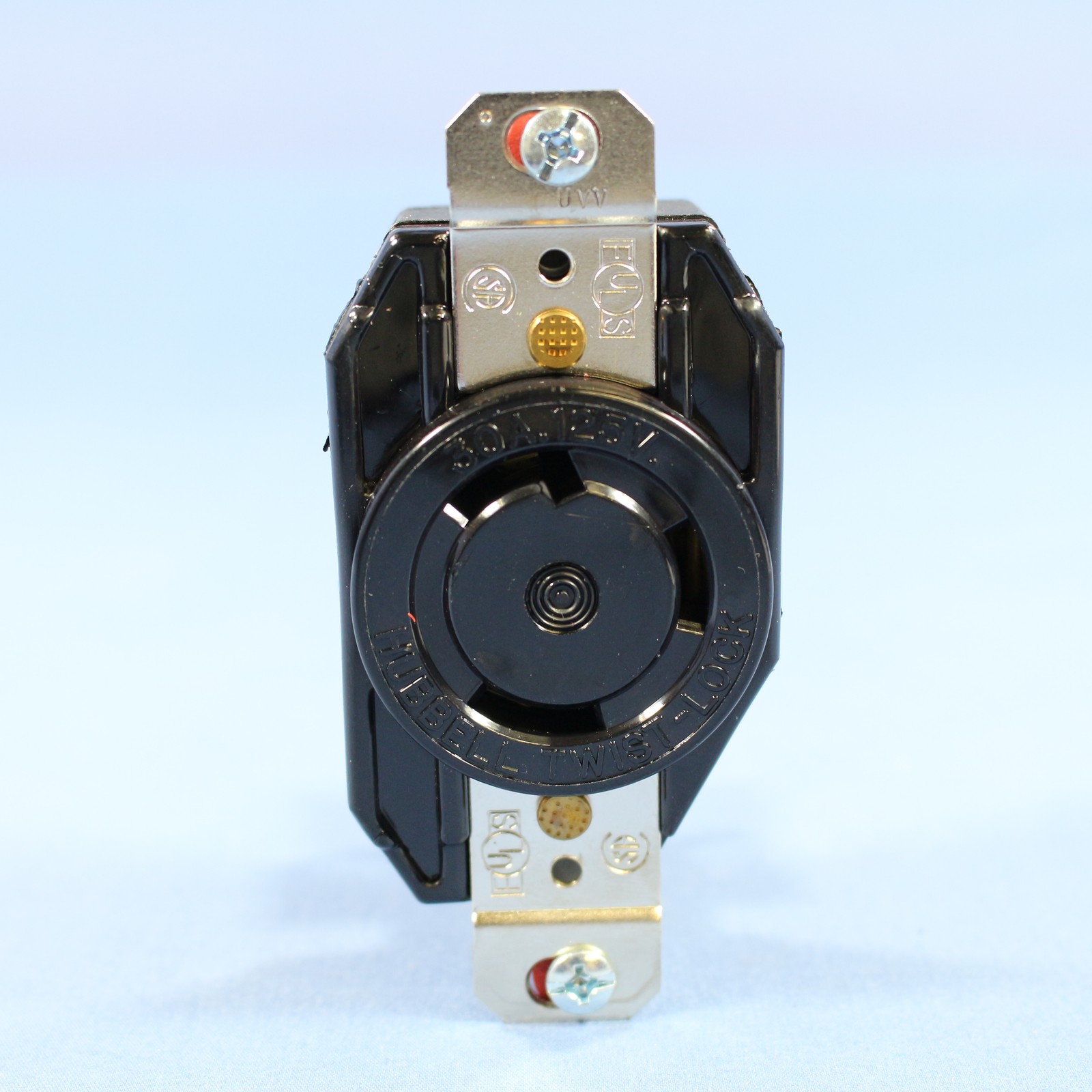 Hubbell Single Locking Receptacle Outlet 1-Phase NEMA L5-30R 30A 125V L530R gallery