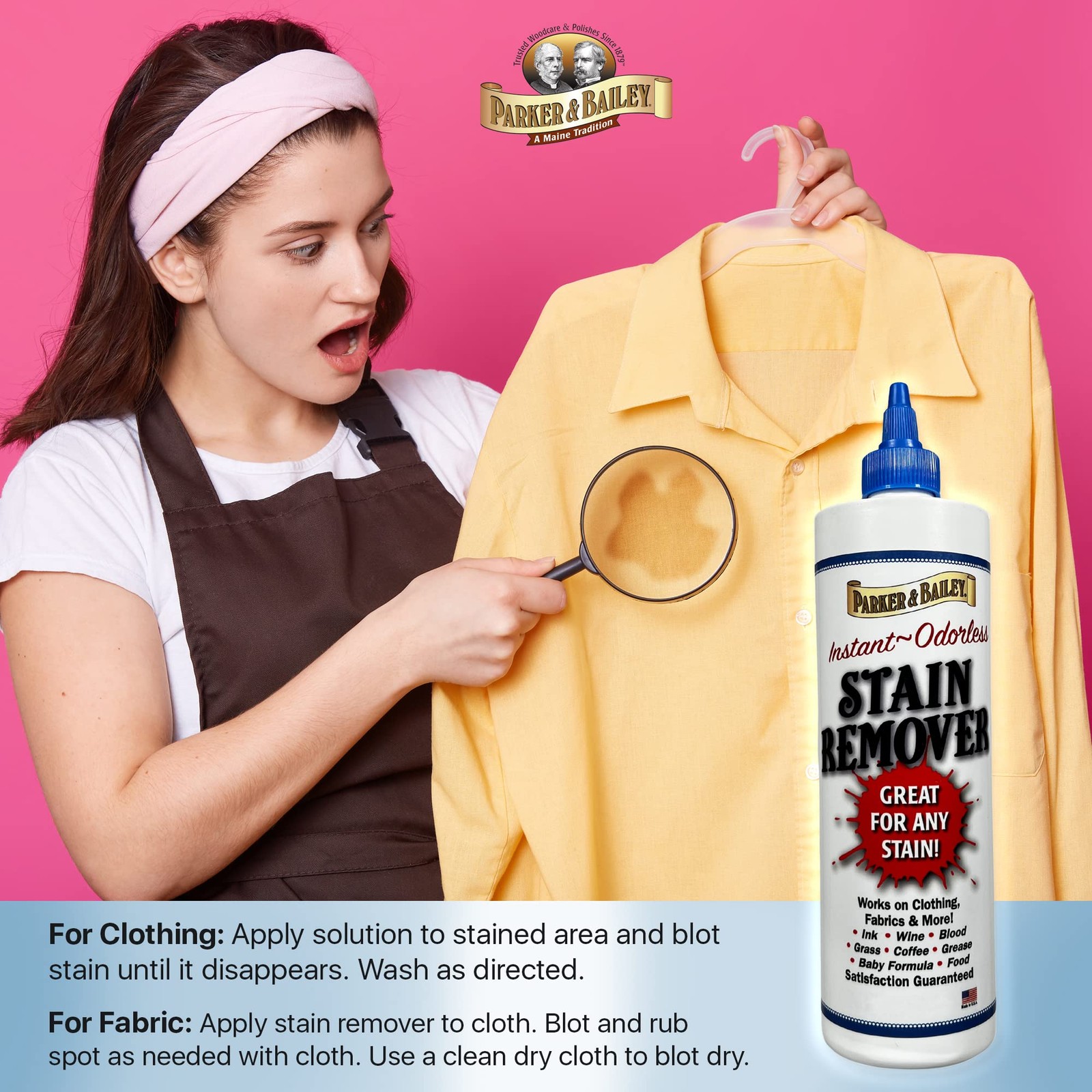 Stain Remover 8 oz - Effective Cleaning Solution for Tough Stains gallery