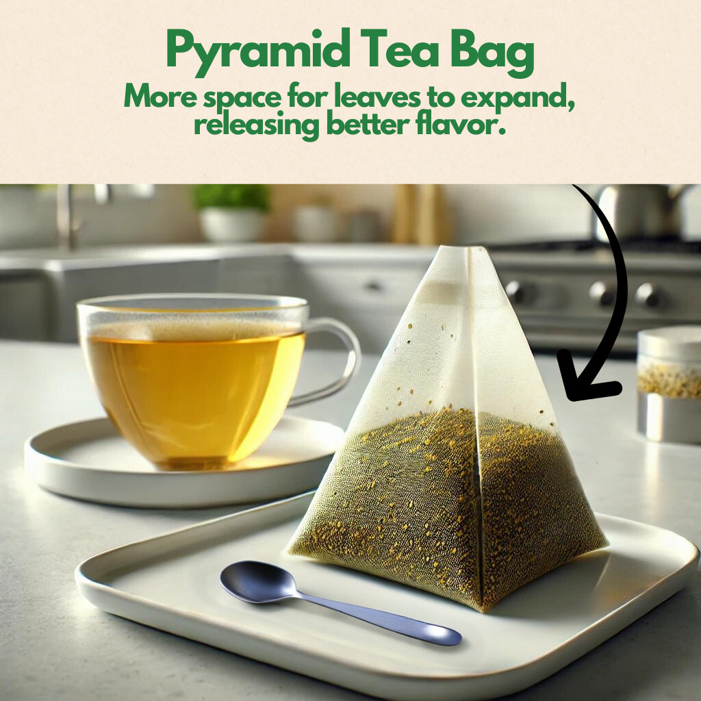 Organic Dandelion Root Tea - 100 Count (Plant-Based Pyramid Tea Bags) gallery