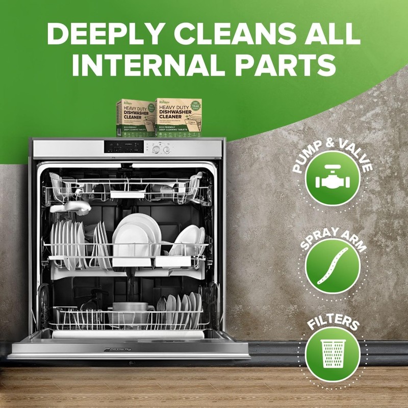 Concentrated Cleaner Bundle for Washing Machine & Dishwasher - Fresh & Efficient gallery