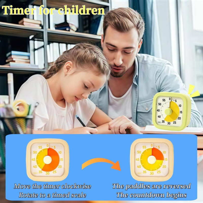 Visual Timer for Kids Timer Home - 60 Minute Kids Visual Timer for Classroom Hom gallery