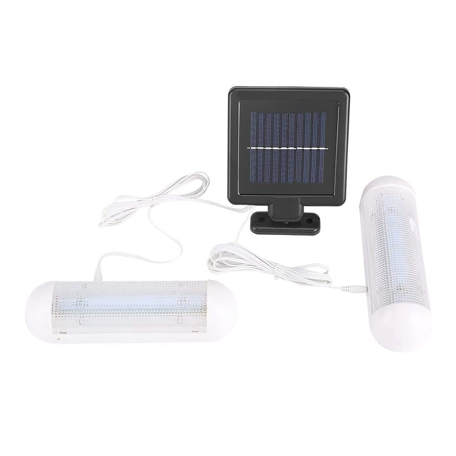 Solar Powered Shed Light Rechargeable Split with On Off Switch Indoor Solar L... gallery