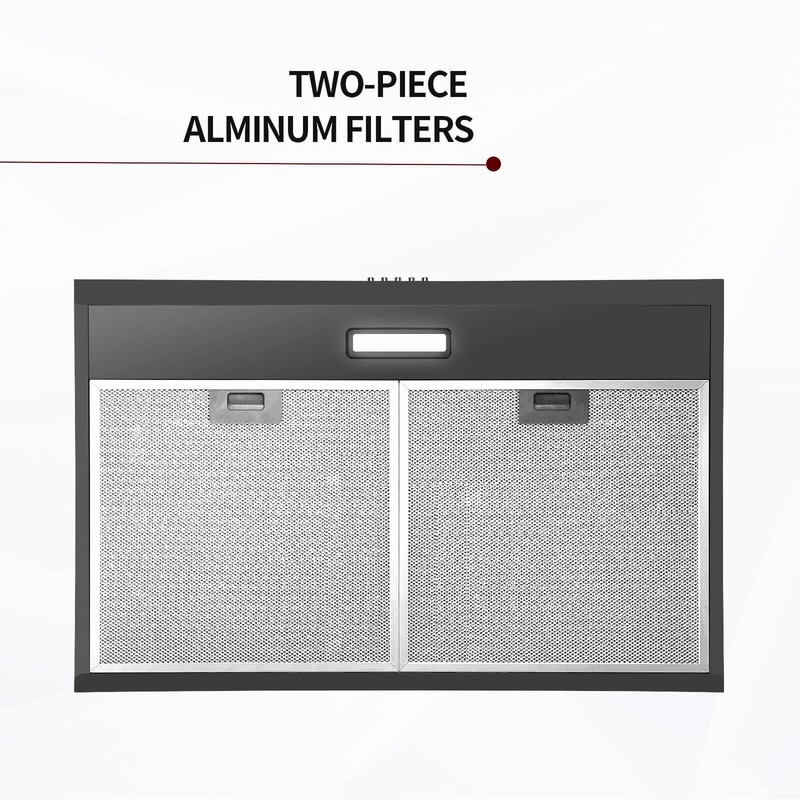 30 Inch Kitchen Under Cabinet Range Hood Stainless Steel 230 CFM Cooking Vented gallery