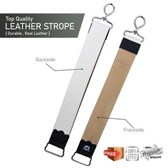 Leather Strop Honing Sharpening Strop Knives Chisel Tools 10″ x 2.0″ Double-Side
