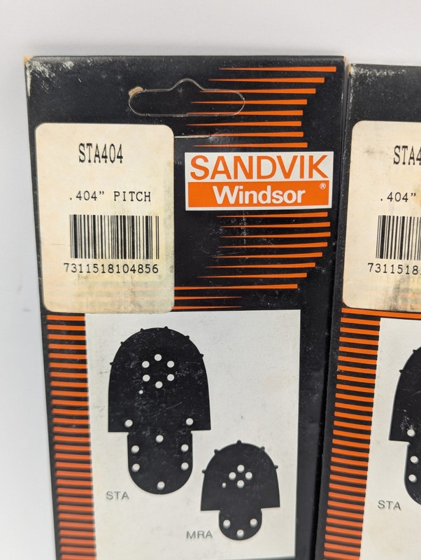 Windsor STA404 Speed Chainsaw Bar Tip Replacement .404" Pitch, New Lot of 2 gallery