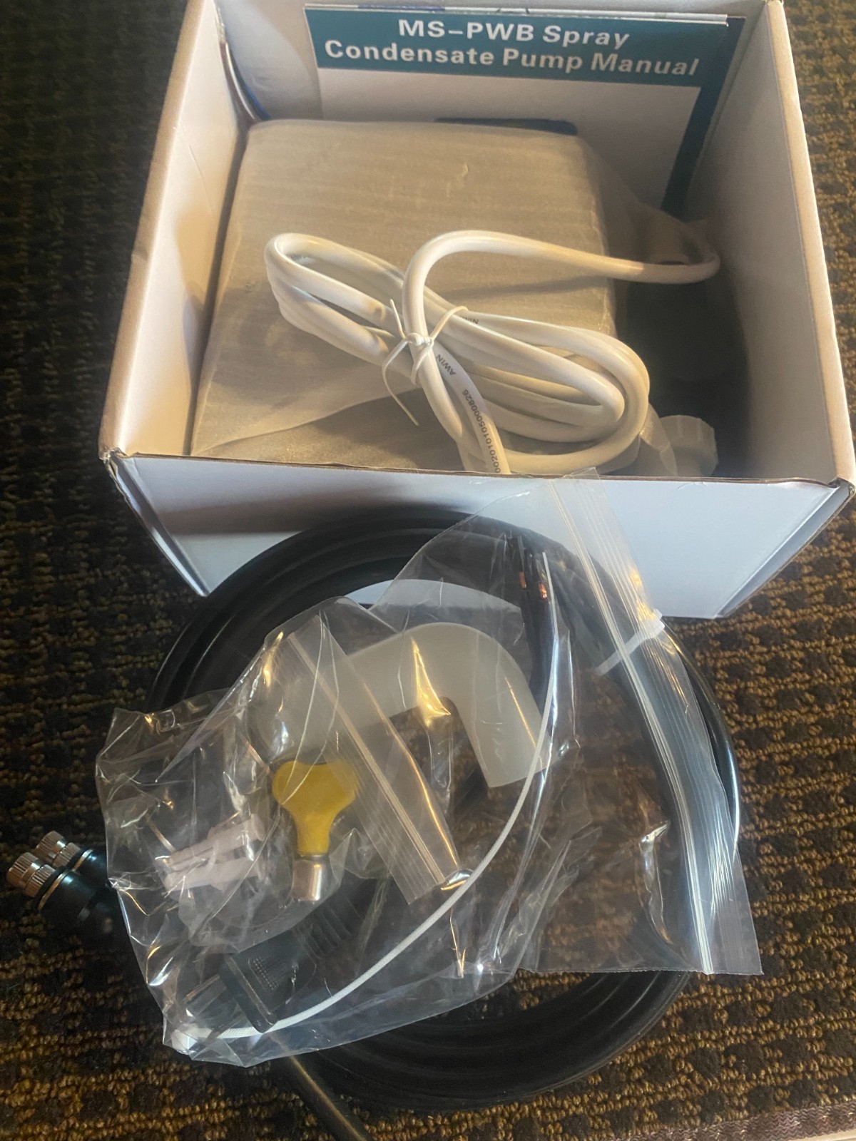 MSKOTOAS MS-PWB Spray Evaporative Condensate Pump 3.3 GPH 100-240V gallery