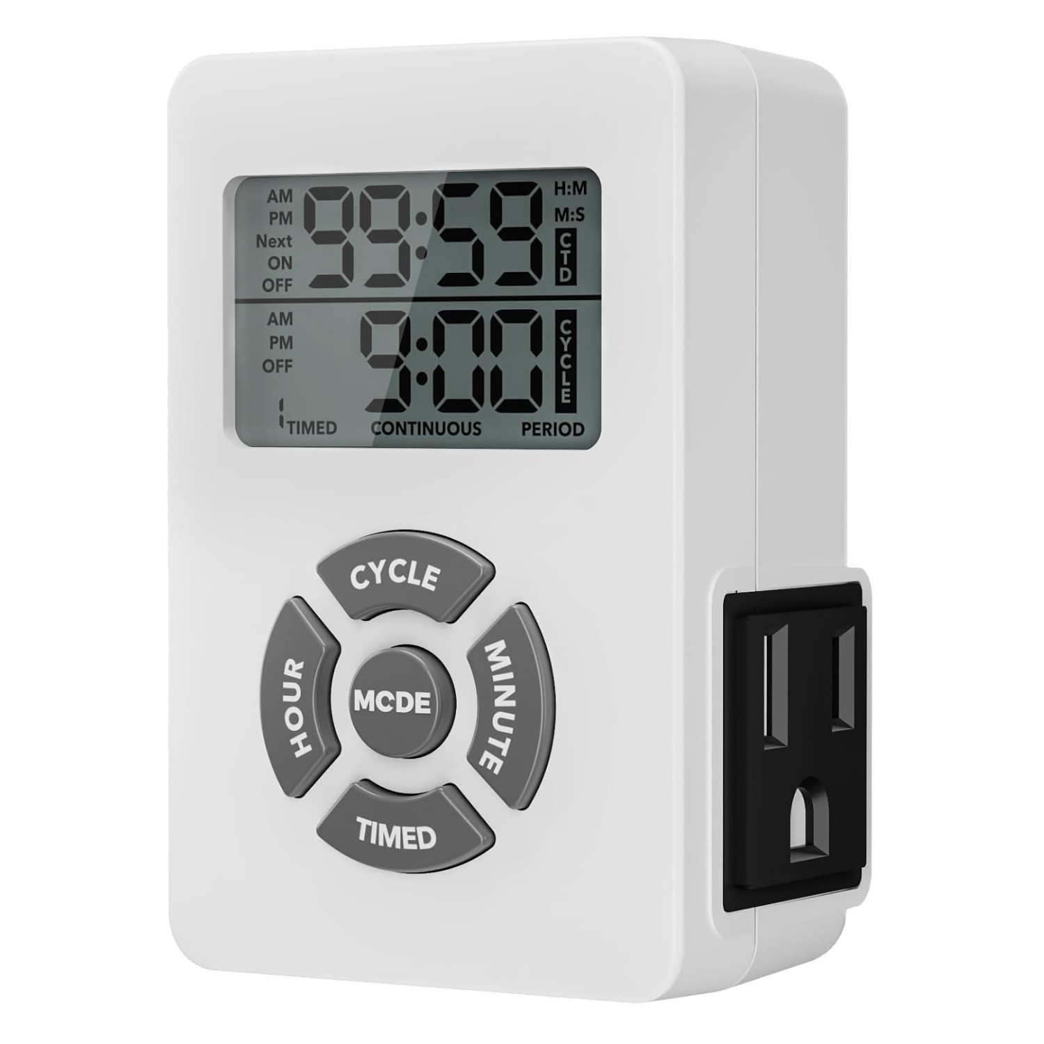 Compact Digital Timer with Repeat Cycle & Daily Scheduling for Smart Automation gallery