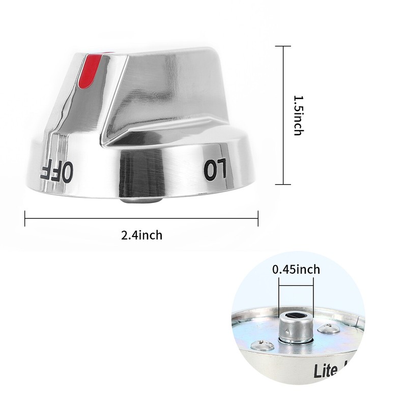 Range Burner Control Knob Compatible with SAMSUNG Range DG64-00473A gallery