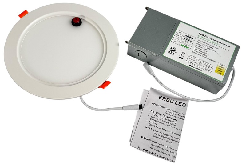 LED Downlight 6 Inch | 16W Dimmable w/ 90 Min Emergency Battery E2 Lighting gallery