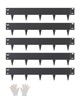VEVOR Steel Landscape Edging 5 Packs 39 x 4in Rust-Resistant Edging Border Black gallery