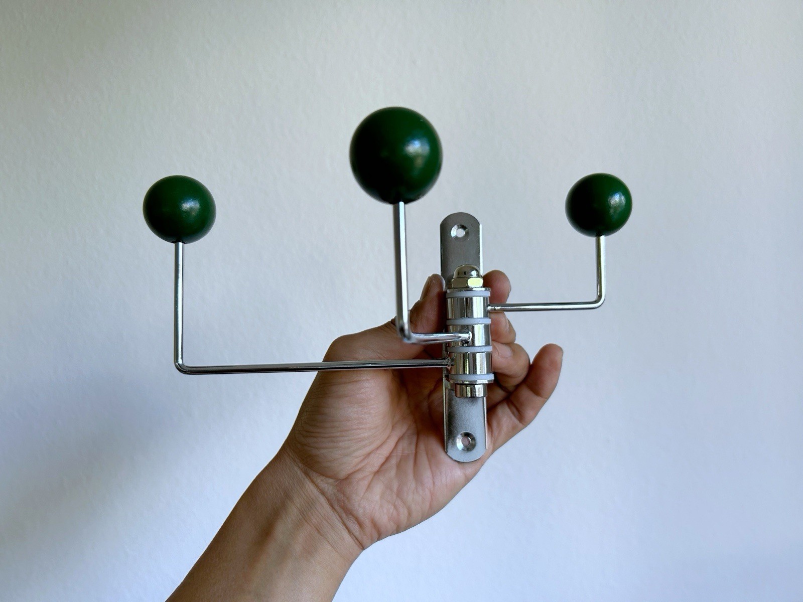 Mid Century Modern Metal Coat Rack Wall Hooks Entryway Organizer Minimalist gallery