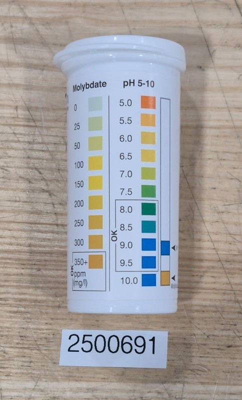 CENTRAL BOILER, OEM, MOLYARMOR PH TEST KIT, VIAL OF 25 STRIPS - #2500691 gallery