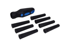 Century Drill & Tool 4082 Universal File Handle Set Set, Black
