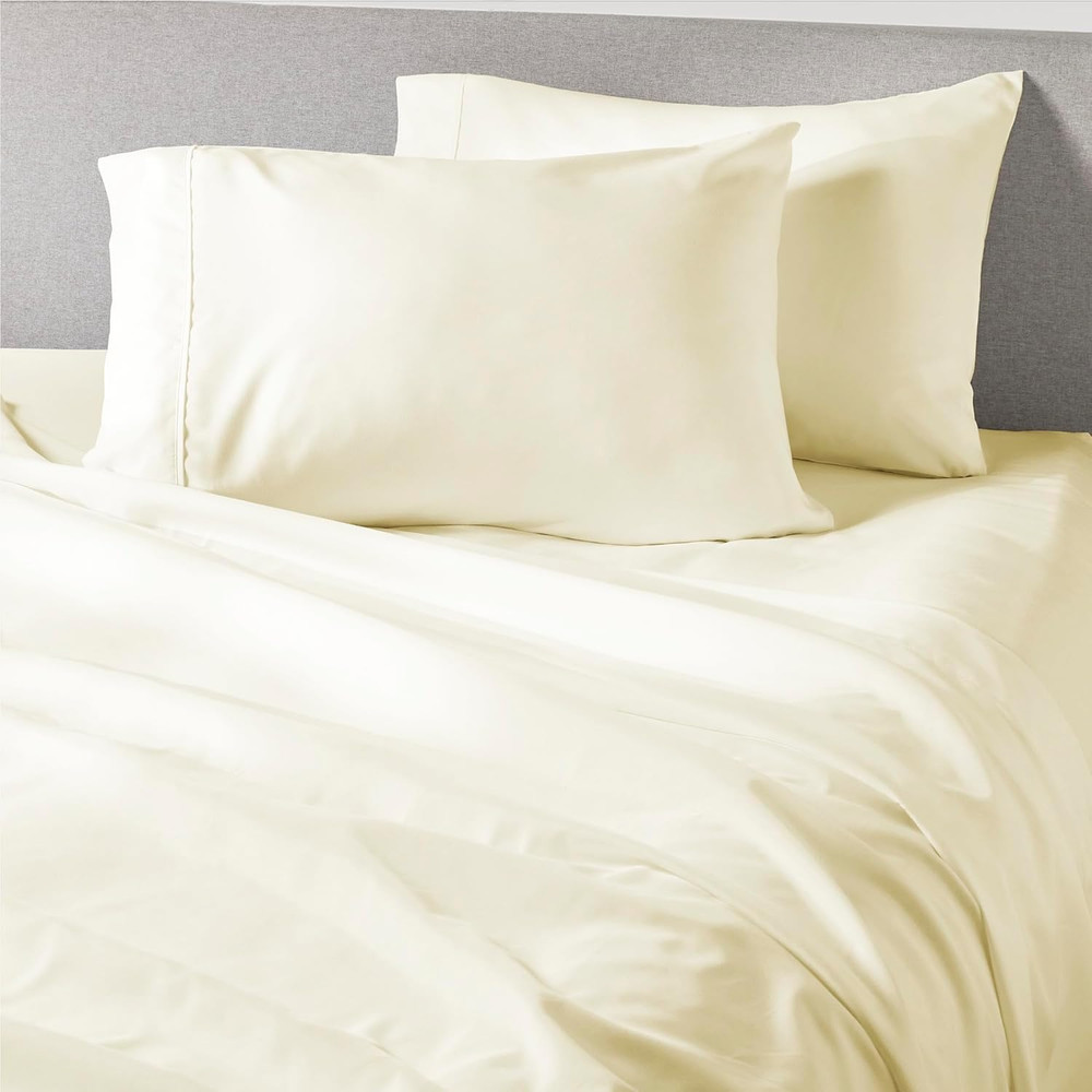 Extra Soft Vanilla Bean Queen Sheet Set - 1500TC Cooling for Hot Sleepers