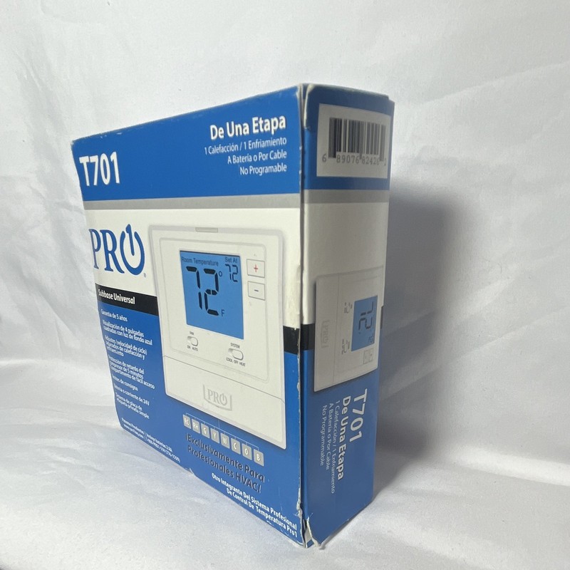 Pro1 T701 Digital Non-Programmable Single Stage Heat/Cool/Off Thermostat 24V gallery
