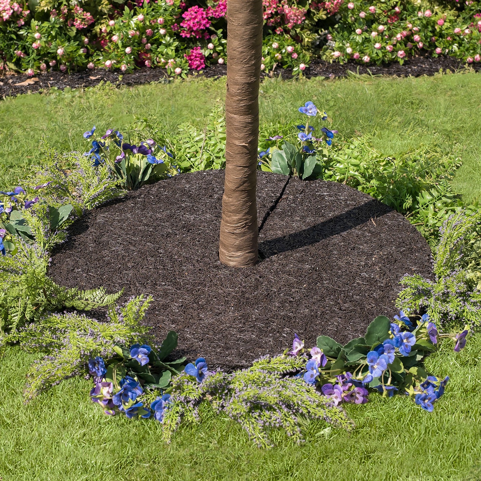 Permanent Mulch Recycled Rubber Tree Ring gallery