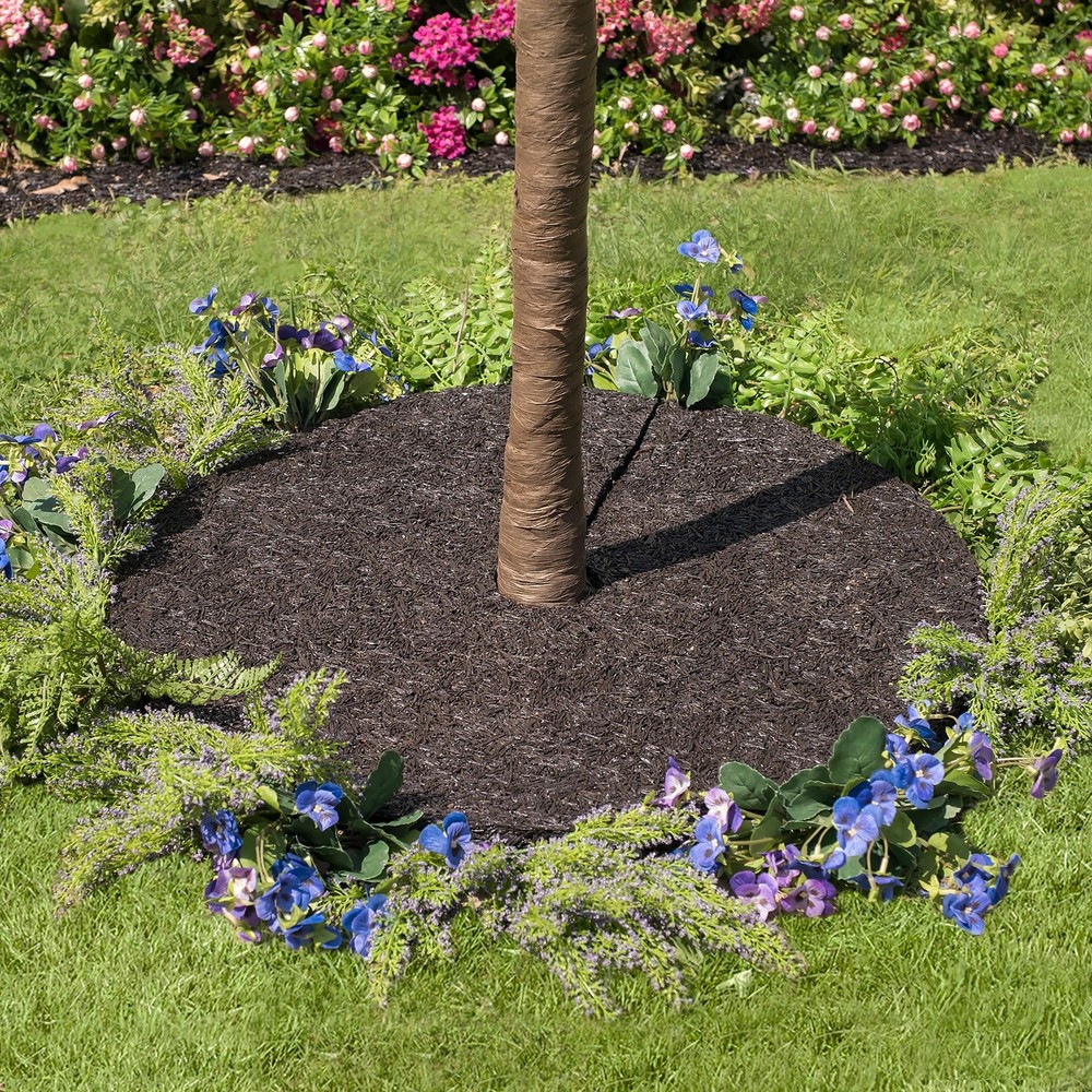 Permanent Mulch Recycled Rubber Tree Ring